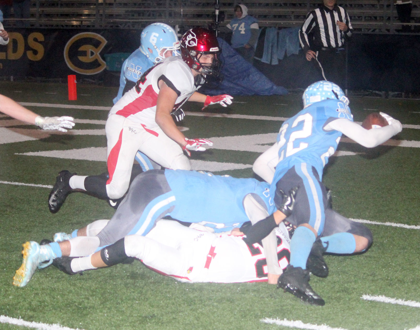 Chi-Hi football at Eau Claire North 10-5-18